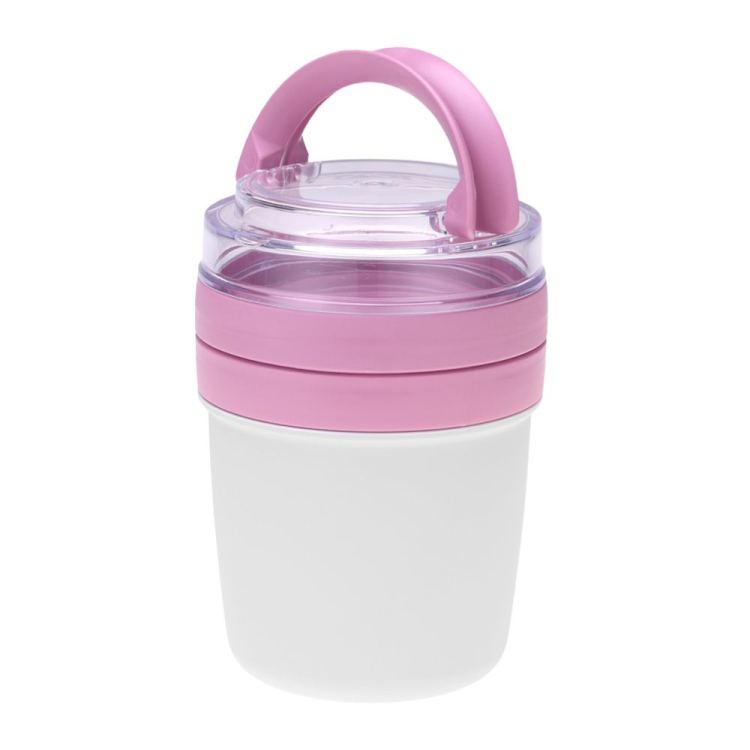 Pojemnik na jogurt musli z łyżeczką 650ml RAVI